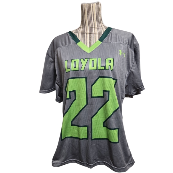 Under Armour Other - Under Armour NWT Gray and Green Loyola Jersey